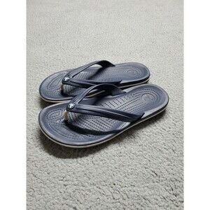 Crocs Crocband Flip Flops Unisex Sandals  Size M5/W7  Blue White